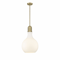 Innovations Amherst 1-LT 13.75" LED Pendant - Brushed Brass - 492-1S-BB-G581-14-LED