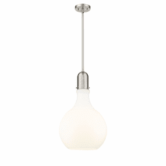 Innovations Amherst 1-LT 13.75" LED Pendant - Brushed Satin Nickel - 492-1S-SN-G581-14-LED