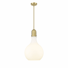 Innovations Amherst 1-LT 13.75" LED Pendant - Satin Gold - 492-1S-SG-G581-14-LED