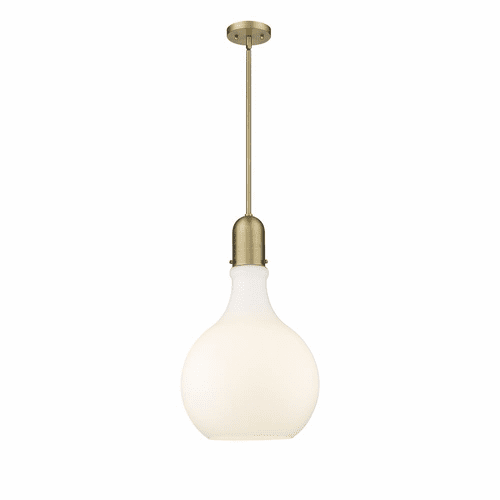 Innovations Amherst 1-LT 13.75" Pendant - Brushed Brass - 492-1S-BB-G581-14