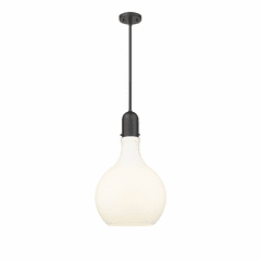 Innovations Amherst 1-LT 13.75" Pendant - Matte Black - 492-1S-BK-G581-14