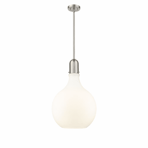 Innovations Amherst 1-LT 15.75" LED Pendant - Brushed Satin Nickel - 492-1S-SN-G581-16-LED