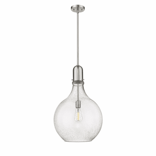 Innovations Amherst 1-LT 15.75" LED Pendant - Brushed Satin Nickel - 492-1S-SN-G584-16-LED