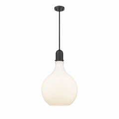 Innovations Amherst 1-LT 15.75" LED Pendant - Matte Black - 492-1S-BK-G581-16-LED