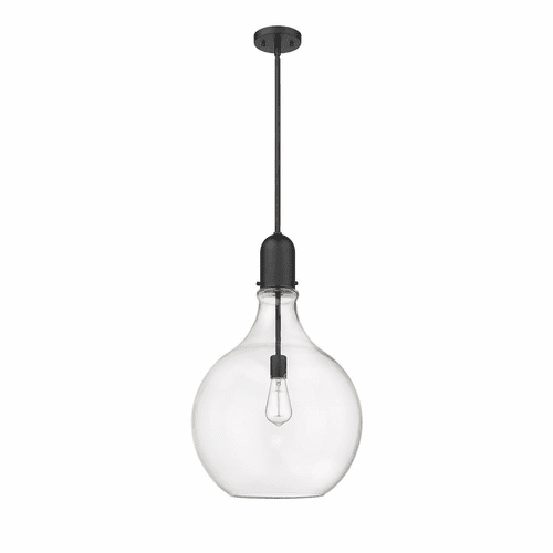 Innovations Amherst 1-LT 15.75" LED Pendant - Matte Black - 492-1S-BK-G582-16-LED