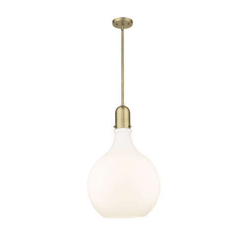 Innovations Amherst 1-LT 15.75" Pendant - Brushed Brass - 492-1S-BB-G581-16