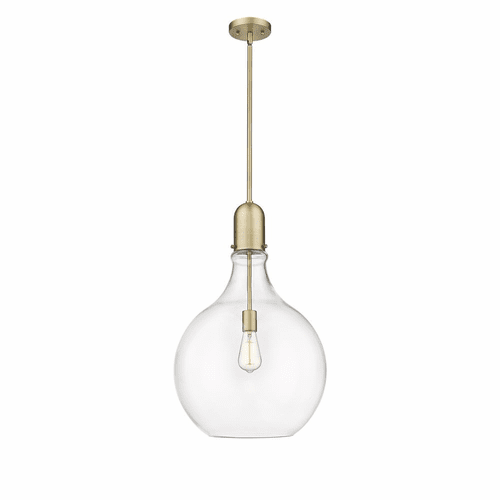 Innovations Amherst 1-LT 15.75" Pendant - Brushed Brass - 492-1S-BB-G582-16