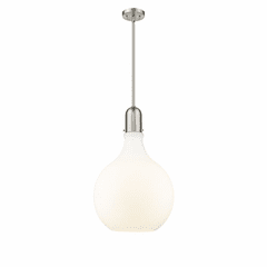 Innovations Amherst 1-LT 15.75" Pendant - Brushed Satin Nickel - 492-1S-SN-G581-16