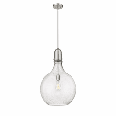 Innovations Amherst 1-LT 15.75" Pendant - Brushed Satin Nickel - 492-1S-SN-G584-16