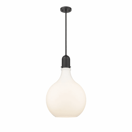 Innovations Amherst 1-LT 15.75" Pendant - Matte Black - 492-1S-BK-G581-16