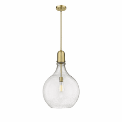 Innovations Amherst 1-LT 15.75" Pendant - Satin Gold - 492-1S-SG-G584-16