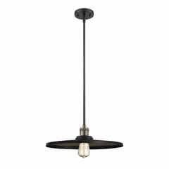 Innovations Appalachian 1-LT Mini Pendant - Black Antique Brass - 201S-BAB-MFR-BK-16-LED