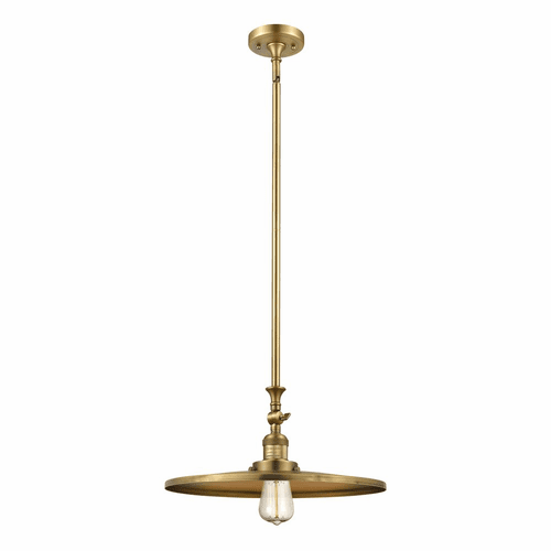 Innovations Appalachian 1-LT Mini Pendant - Brushed Brass - 206-BB-MFR-BB-16