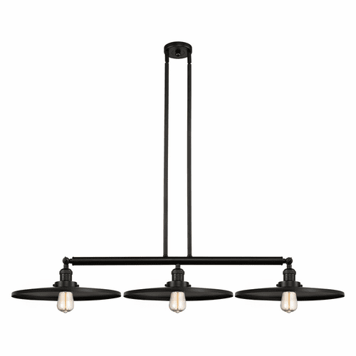 Innovations Appalachian 3-LT Island Light - Matte Black - 213-BK-MFR-BK-16