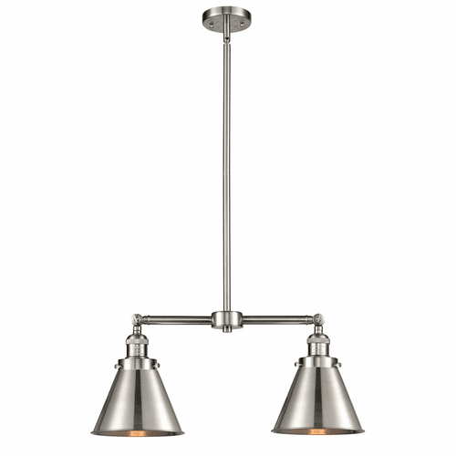 Innovations Appalachian Island Light - Brushed Satin Nickel - 209-SN-M13-SN