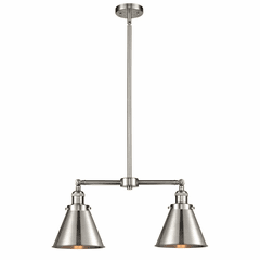Innovations Appalachian Island Light - Brushed Satin Nickel - 209-SN-M13-SN Innovations Appalachian Island Light - Brushed Satin Nickel - 209-SN-M13-SN