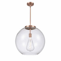 Innovations Athens 1-LT 13.75" Pendant - Antique Copper - 221-1S-AC-G122-18