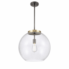 Innovations Athens 1-LT 13.75" Pendant - Black Antique Brass - 221-1S-BAB-G124-16