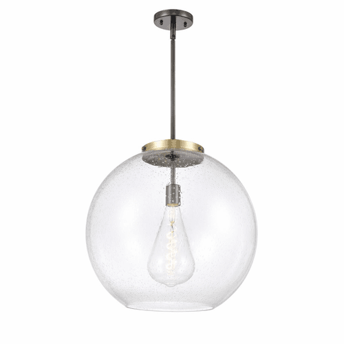 Innovations Athens 1-LT 13.75" Pendant - Black Antique Brass - 221-1S-BAB-G124-18