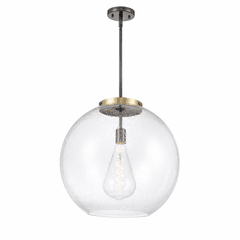 Innovations Athens 1-LT 13.75" Pendant - Black Antique Brass - 221-1S-BAB-G124-18
