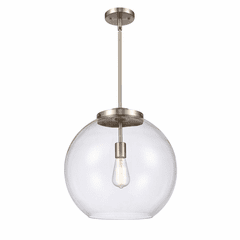 Innovations Athens 1-LT 13.75" Pendant - Brushed Satin Nickel - 221-1S-SN-G122-16-LED