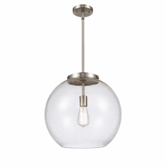 Innovations Athens 1-LT 13.75" Pendant - Brushed Satin Nickel - 221-1S-SN-G124-16