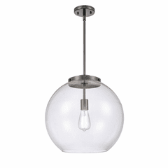 Innovations Athens 1-LT 13.75" Pendant - Matte Black - 221-1S-BK-G122-16-LED