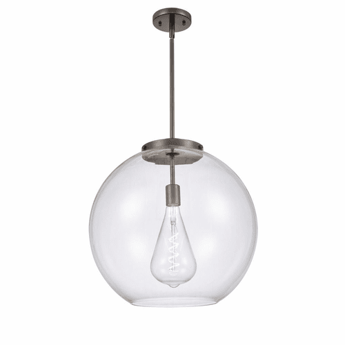 Innovations Athens 1-LT 13.75" Pendant - Oil Rubbed Bronze - 221-1S-OB-G122-18