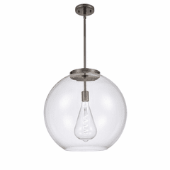 Innovations Athens 1-LT 13.75" Pendant - Oil Rubbed Bronze - 221-1S-OB-G122-18-LED