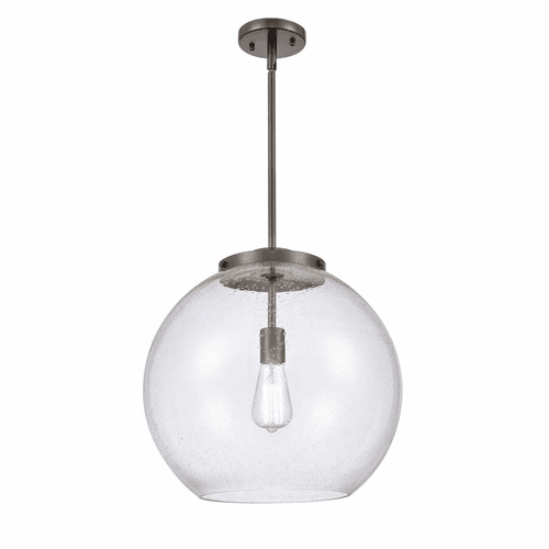 Innovations Athens 1-LT 13.75" Pendant - Oil Rubbed Bronze - 221-1S-OB-G124-16-LED