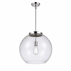 Innovations Athens 1-LT 13.75" Pendant - Polished Chrome - 221-1S-PC-G122-16-LED