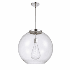 Innovations Athens 1-LT 13.75" Pendant - Polished Chrome - 221-1S-PC-G124-18-LED