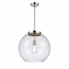 Innovations Athens 1-LT 13.75" Pendant - Polished Nickel - 221-1S-PN-G124-16-LED