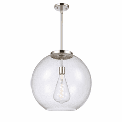 Innovations Athens 1-LT 13.75" Pendant - Polished Nickel - 221-1S-PN-G124-18