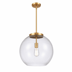 Innovations Athens 1-LT 13.75" Pendant - Satin Gold - 221-1S-SG-G122-16-LED