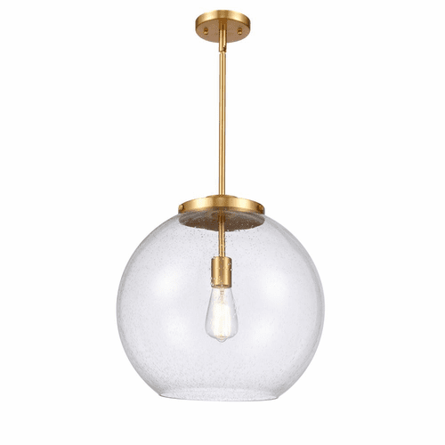 Innovations Athens 1-LT 13.75" Pendant - Satin Gold - 221-1S-SG-G124-16-LED