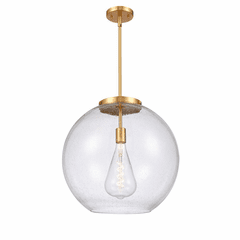 Innovations Athens 1-LT 13.75" Pendant - Satin Gold - 221-1S-SG-G124-18