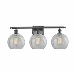 Innovations Athens 3 Light Bath Vanity Light - Matte Black - 516-3W-BK-G125 Innovations Athens 3 Light Bath Vanity Light - Matte Black - 516-3W-BK-G125