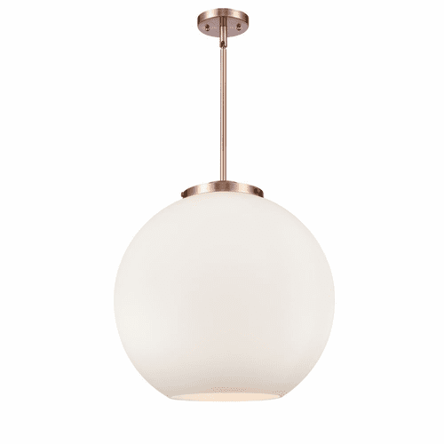 Innovations Athens 3-LT 13.75" Pendant - Antique Copper - 221-3S-AC-G121-18