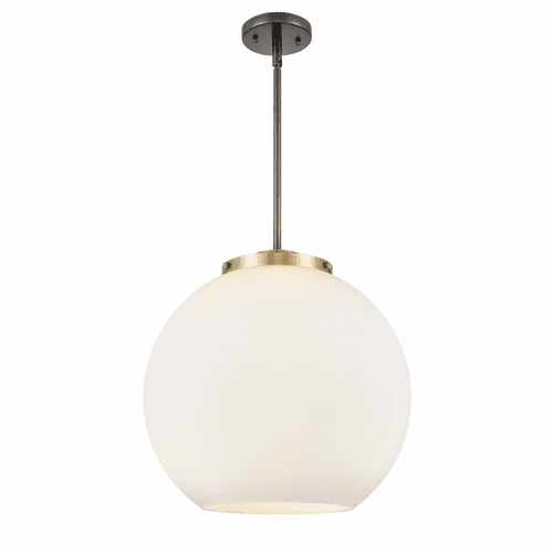 Innovations Athens 3-LT 13.75" Pendant - Black Antique Brass - 221-3S-BAB-G121-16