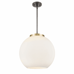 Innovations Athens 3-LT 13.75" Pendant - Black Antique Brass - 221-3S-BAB-G121-16