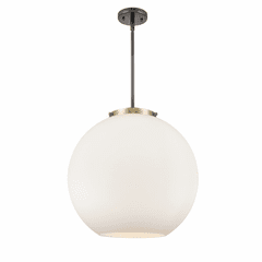 Innovations Athens 3-LT 13.75" Pendant - Black Antique Brass - 221-3S-BAB-G121-18