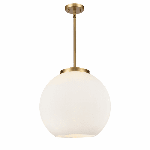 Innovations Athens 3-LT 13.75" Pendant - Brushed Brass - 221-3S-BB-G121-16