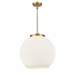 Innovations Athens 3-LT 13.75" Pendant - Brushed Brass - 221-3S-BB-G121-16