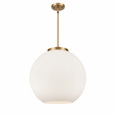 Innovations Athens 3-LT 13.75" Pendant - Brushed Brass - 221-3S-BB-G121-18