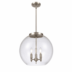 Innovations Athens 3-LT 13.75" Pendant - Brushed Satin Nickel - 221-3S-SN-G124-16
