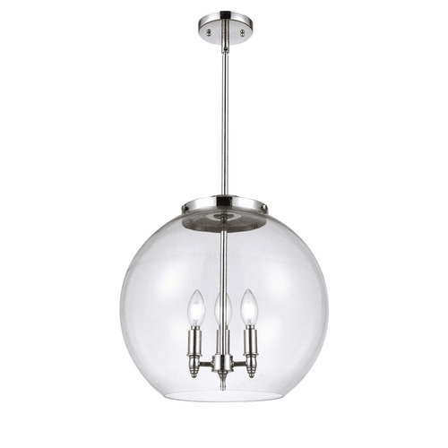 Innovations Athens 3-LT 13.75" Pendant - Polished Chrome - 221-3S-PC-G122-16