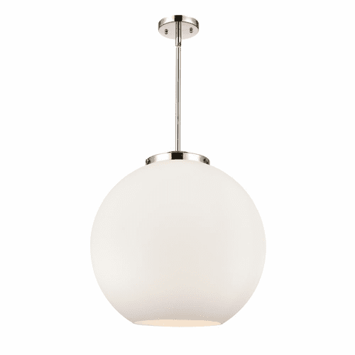 Innovations Athens 3-LT 13.75" Pendant - Polished Nickel - 221-3S-PN-G121-18