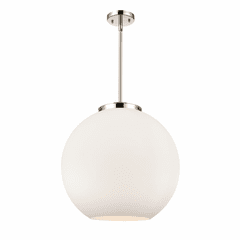 Innovations Athens 3-LT 13.75" Pendant - Polished Nickel - 221-3S-PN-G121-18