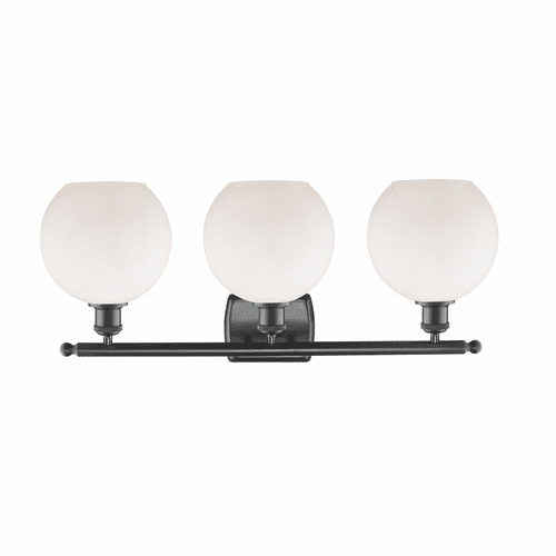 Innovations Athens Bath Vanity - Matte Black - 516-3W-BK-G121